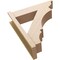 Ekena Millwork 8-in W x 30-in D x 34-in H Balboa Trad Rough Cedar Woodgrain TimberThane Outlooker, Primed Tan OUTUR080X30X34BOA04RCPR - alternate 5